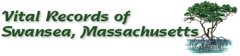 Vital Records of Swansea, Massachusetts